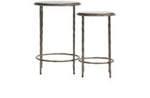 Coco Maison COCO MAISON bijzettafel Gaia set van 2 bijzettafels H54-46cm